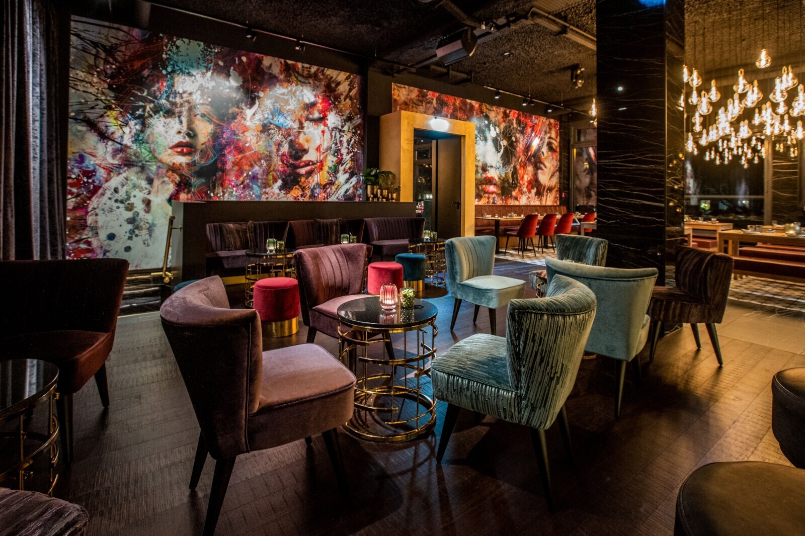 Inneneinrichtung des Hamburger Sushi-Restaurants Tyo Tyo