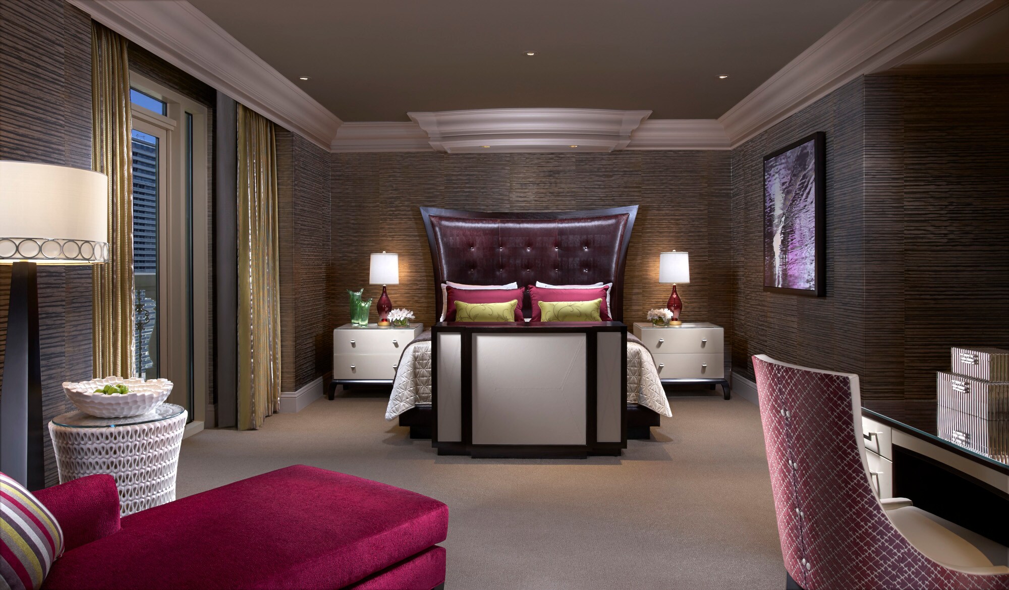 Ein Zweibettzimmer im Luxushotel Bellagio in Las Vegas