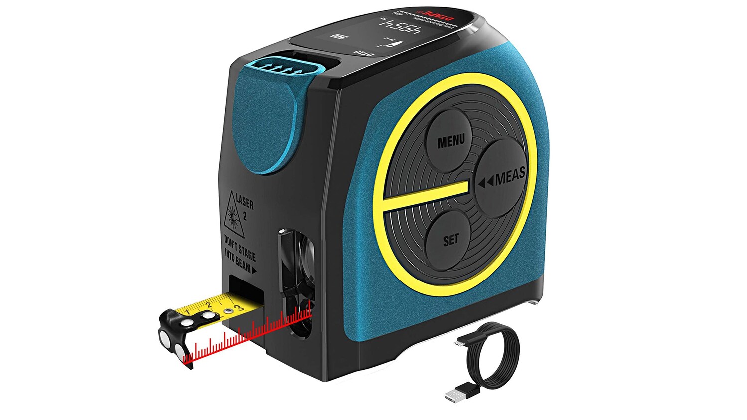Ein Lasermaßband Ein Lasermaßband