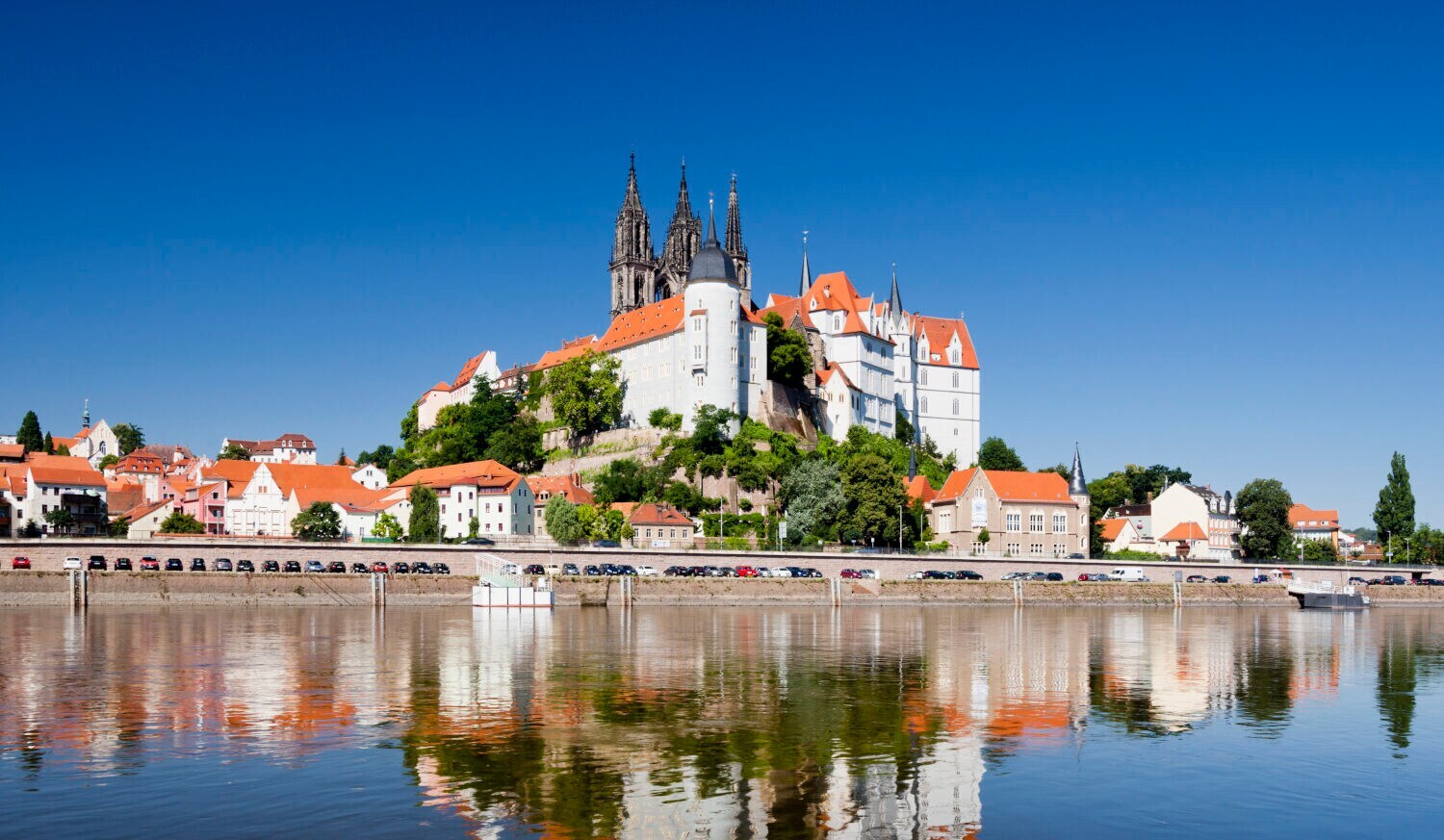 Blick auf die Albrechtsburg in Meißen