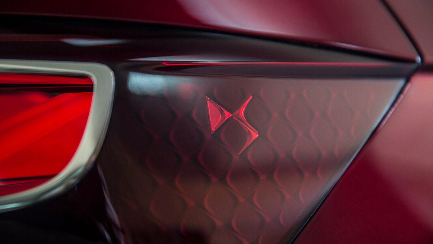 Detail einer Rückleuchte eines Autos