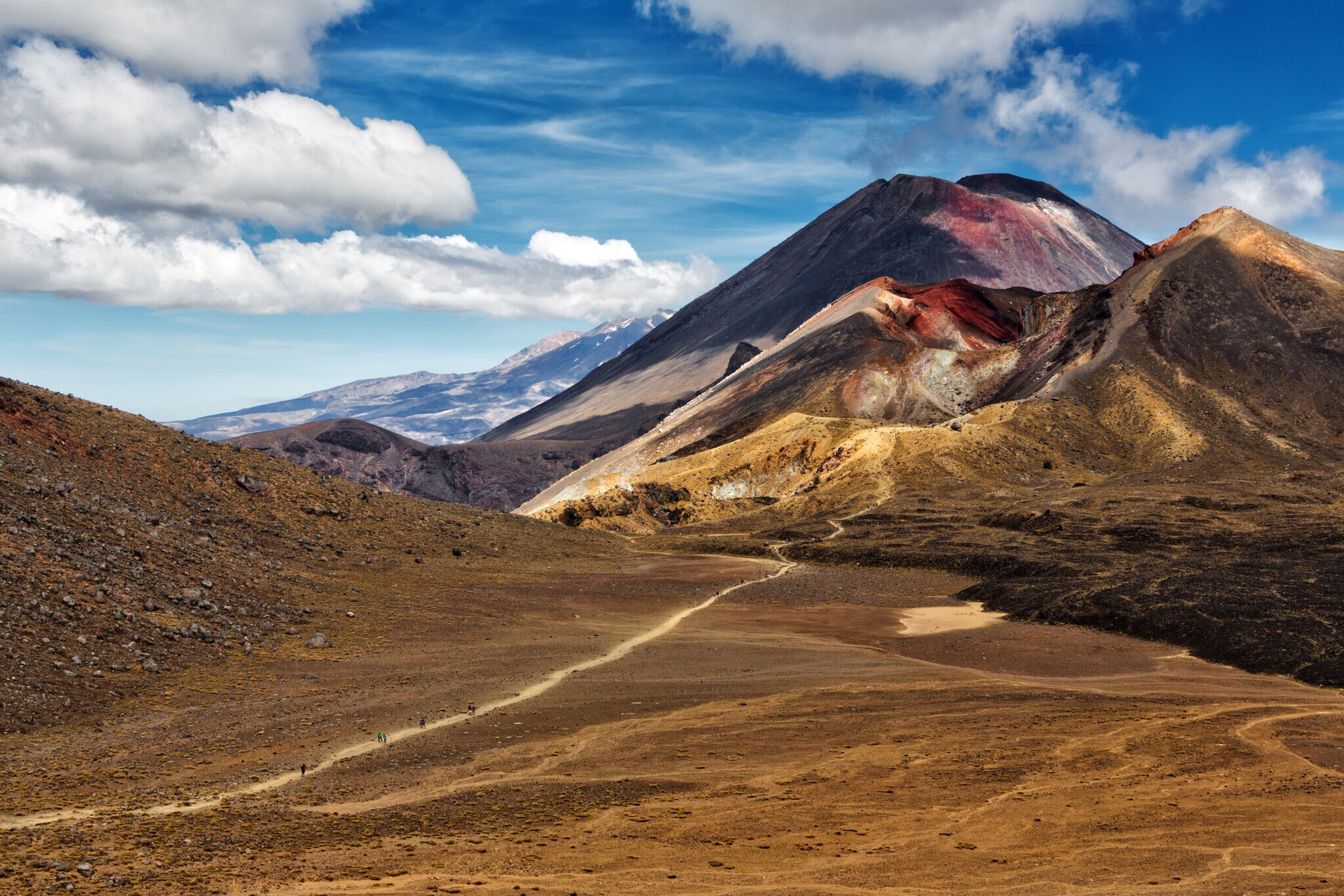 Der Mount Ngauruhoe in Neuseeland