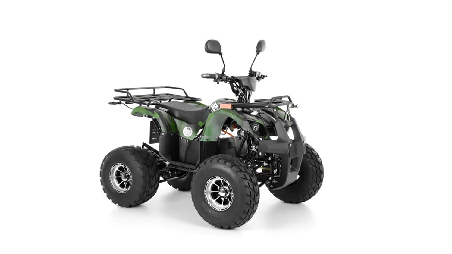 Ein E-Quad mit grünen Applikationen vom tschechischen Hersteller Hecht Ein E-Quad mit grünen Applikationen vom tschechischen Hersteller Hecht