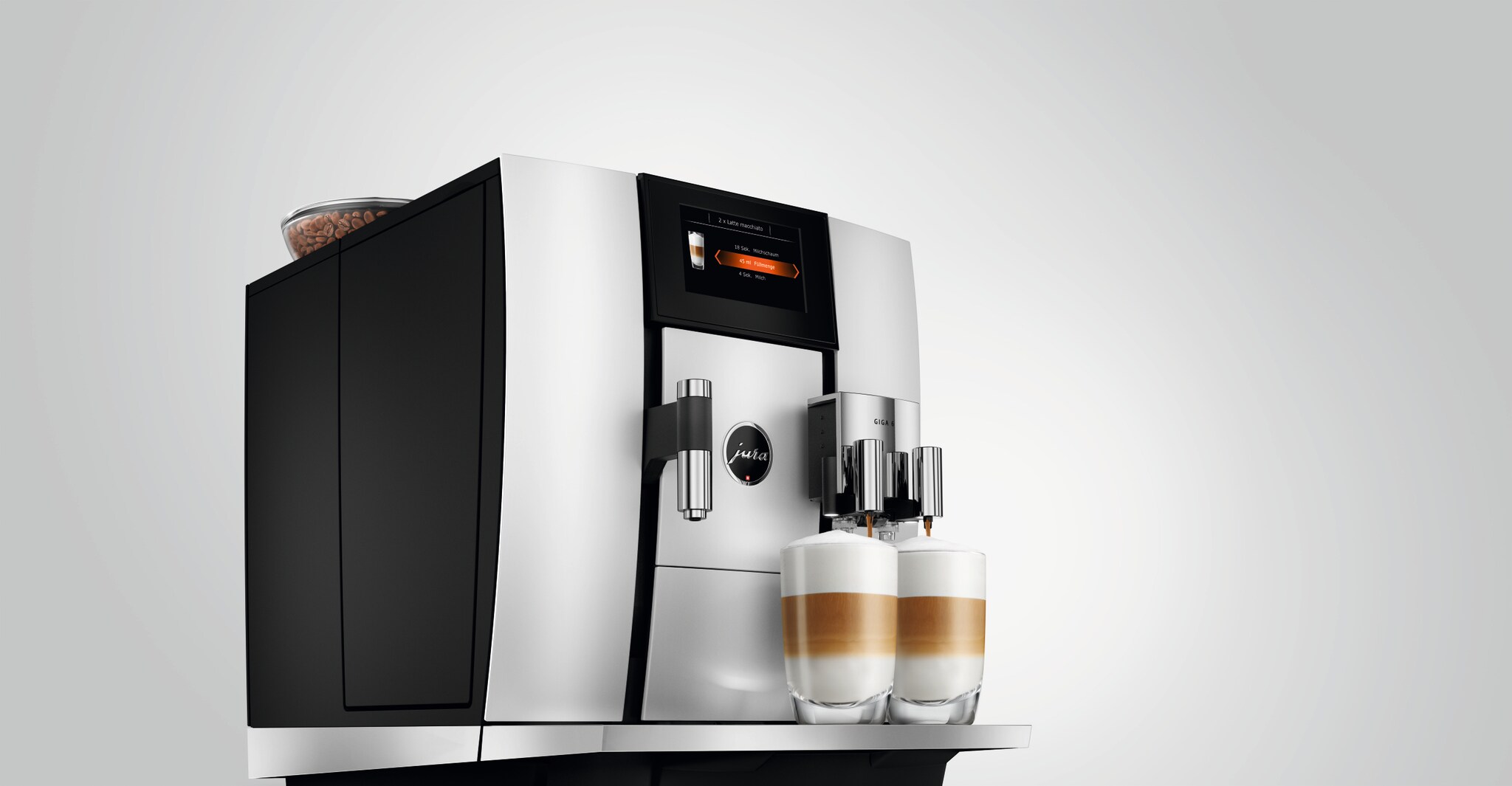 Schrägansicht der Jura Giga 6