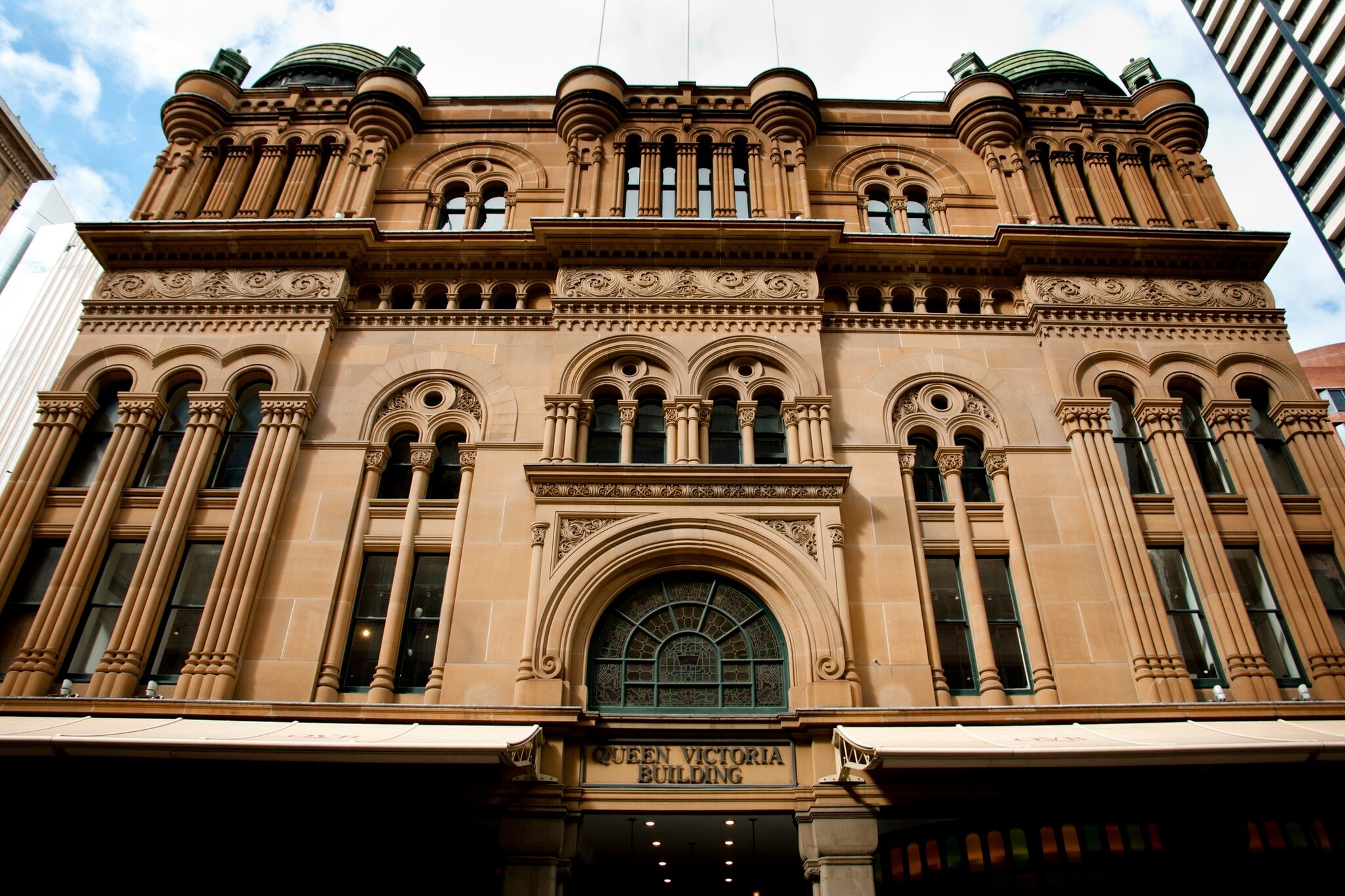 Fassade vom Queen Victoria Building in Sydney Fassade vom Queen Victoria Building in Sydney