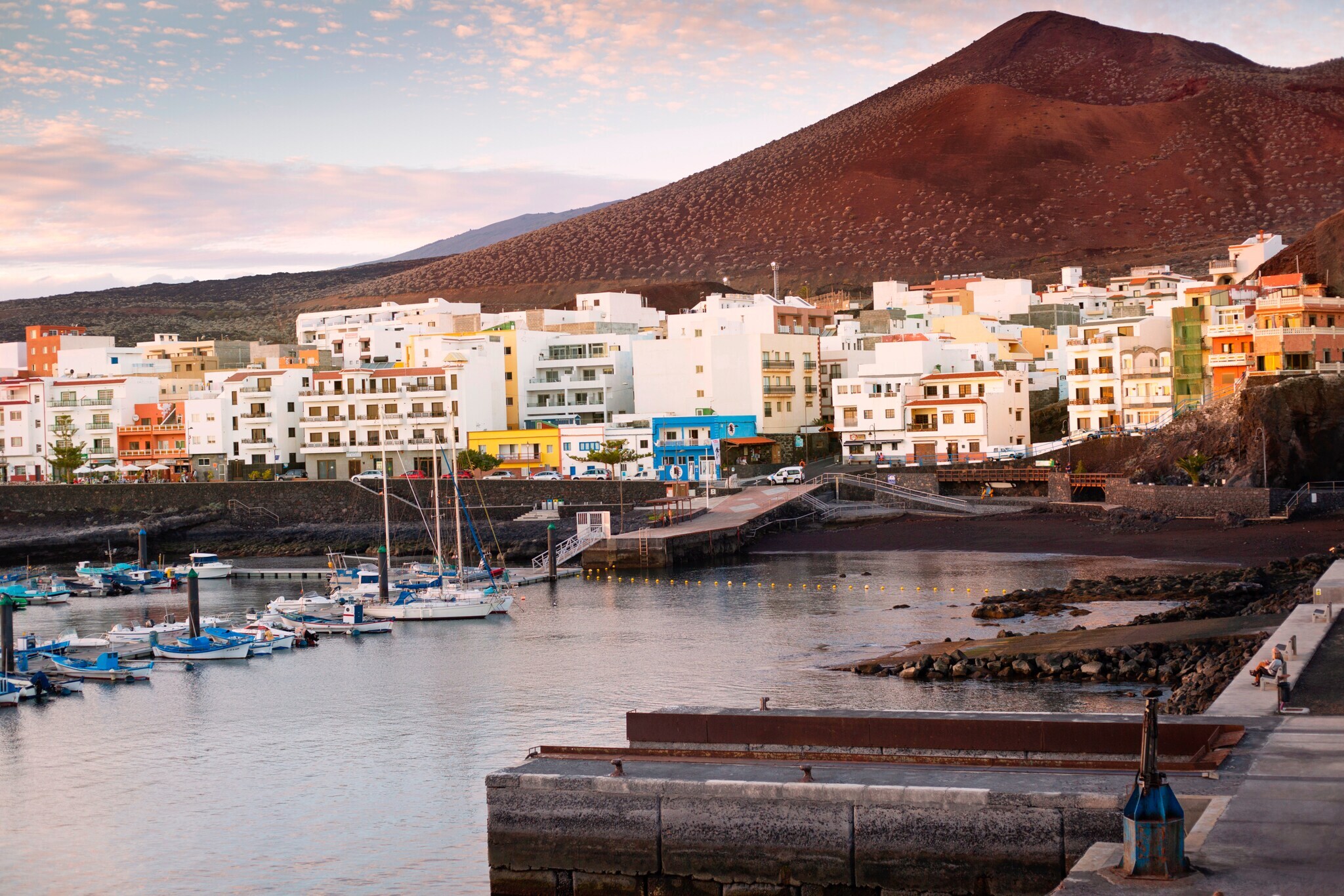 Häuser am Hafen von La Restinga auf El Hierro