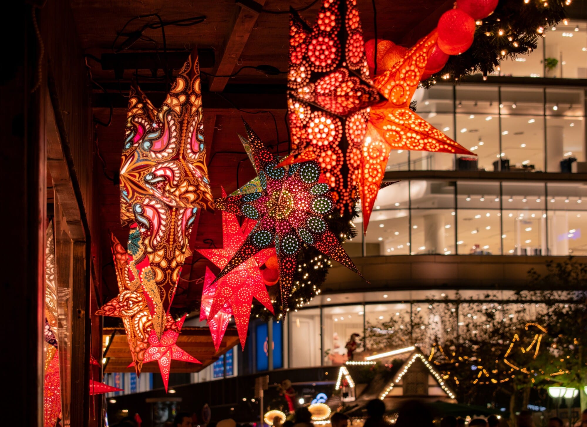 Weihnachtsmarktstand in Frankfurt. Weihnachtsmarktstand in Frankfurt.