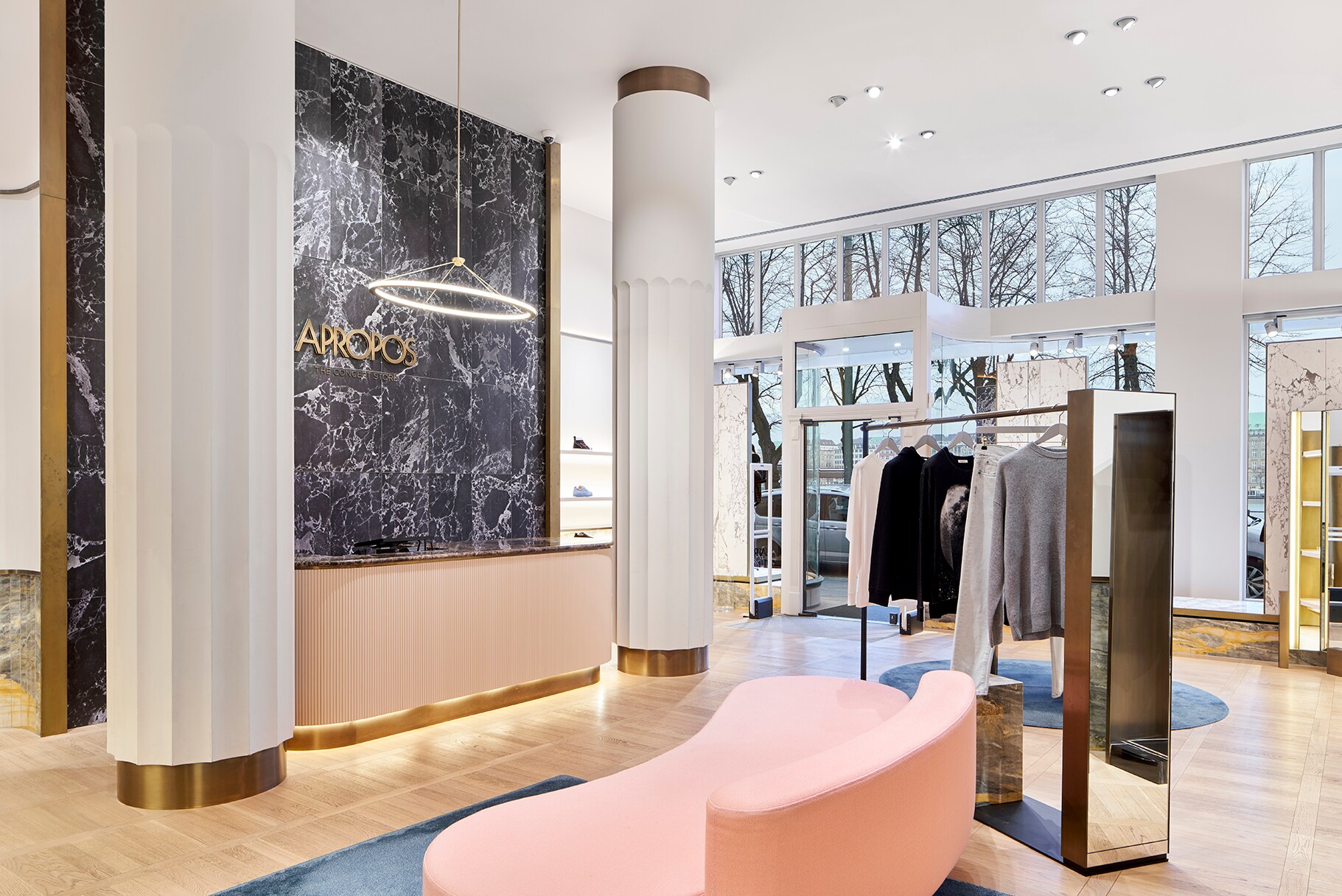 Innenraum des Concept Stores Apropos in Hamburg Innenraum des Concept Stores Apropos in Hamburg
