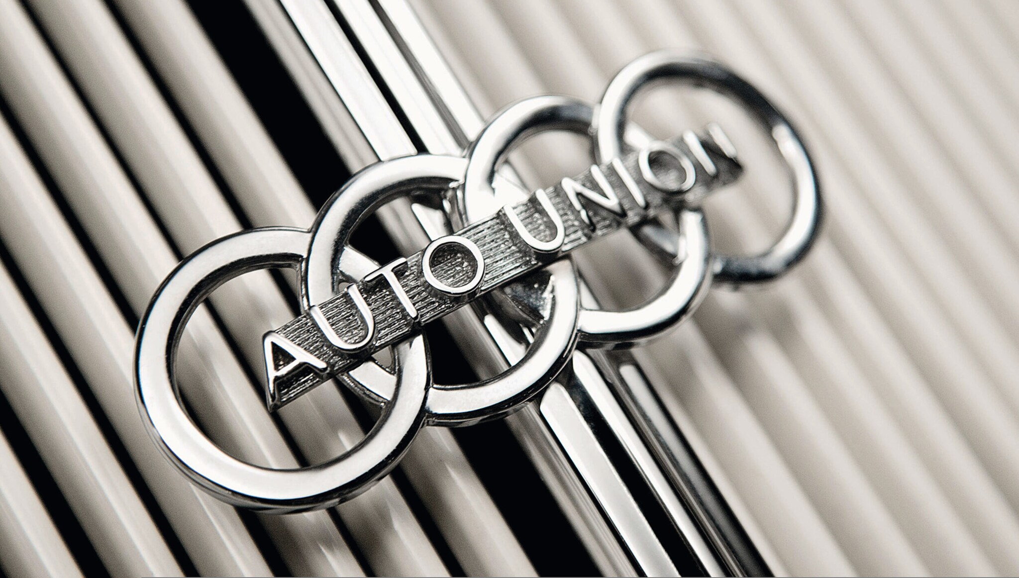 Audi-Logo mit dem Schriftzug Auto Union