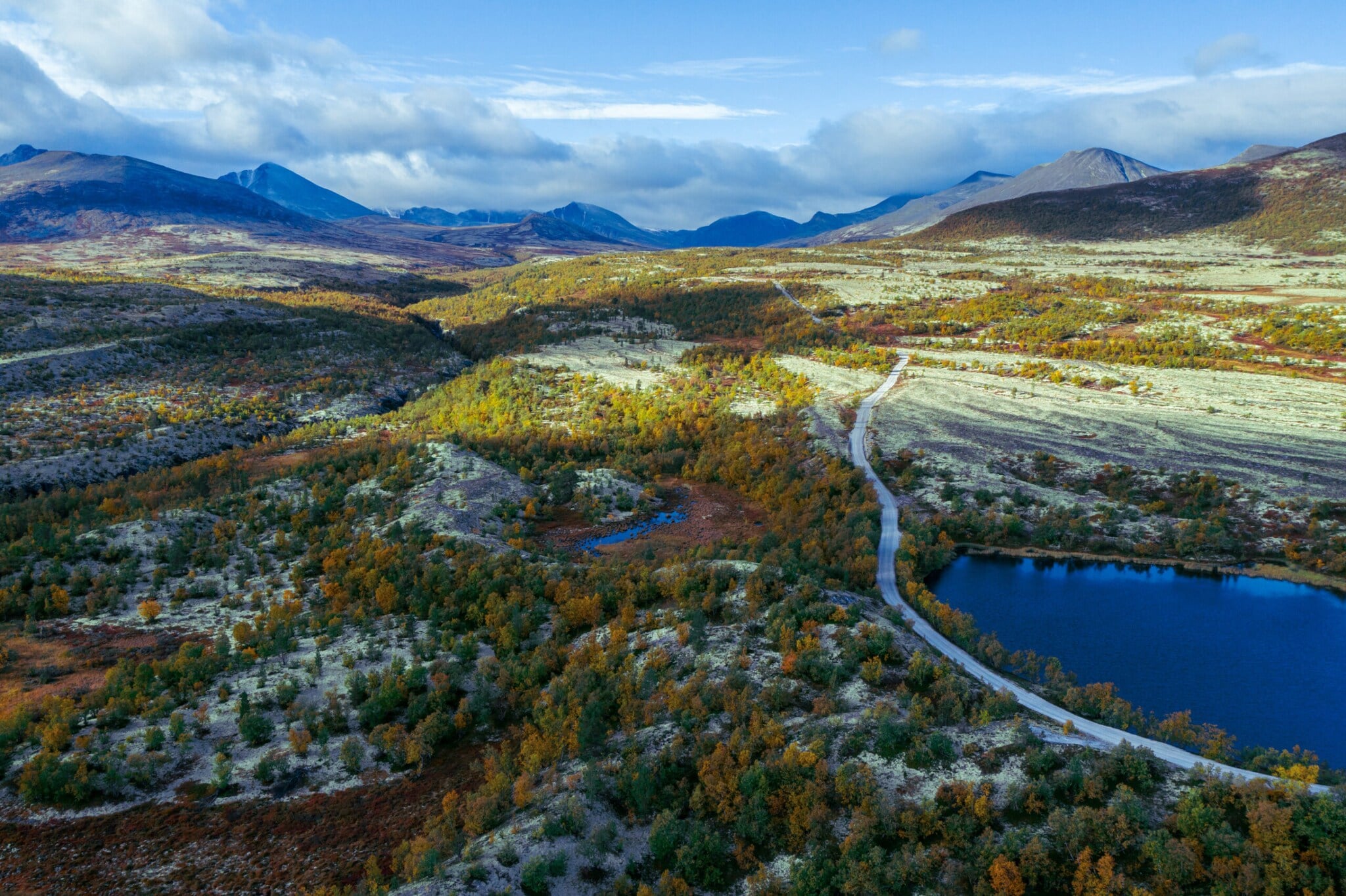 Blick auf den Nationalpark Rondane Blick auf den Nationalpark Rondane