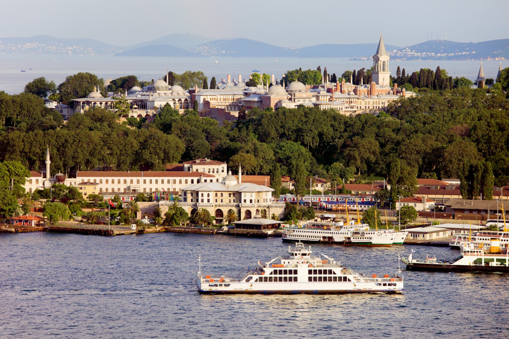 Topkapi-Palastanlage auf einem Hügel in Istanbul Topkapi-Palastanlage auf einem Hügel in Istanbul