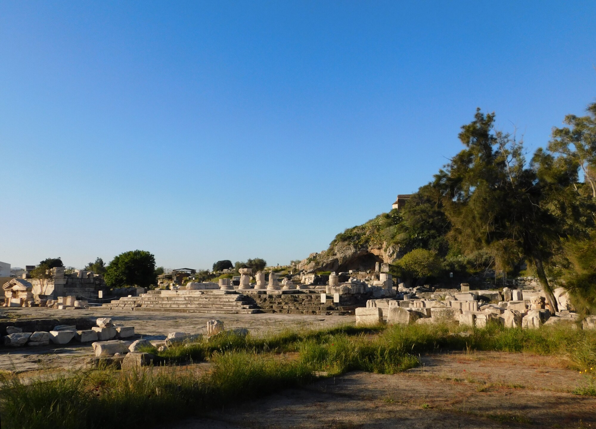 Ruinen in Elefsina in Griechenland