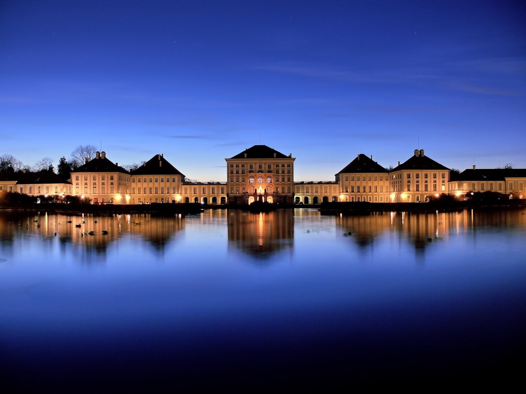 Schloss Nymphenburg bei Nacht Schloss Nymphenburg bei Nacht