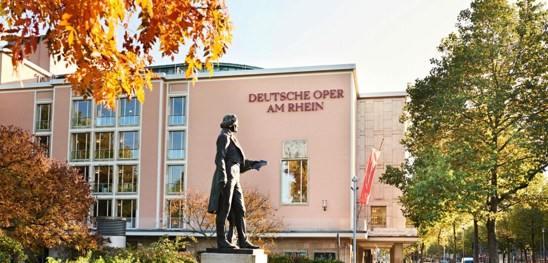 Die Deutsche Oper am Rhein in Düsseldorf.