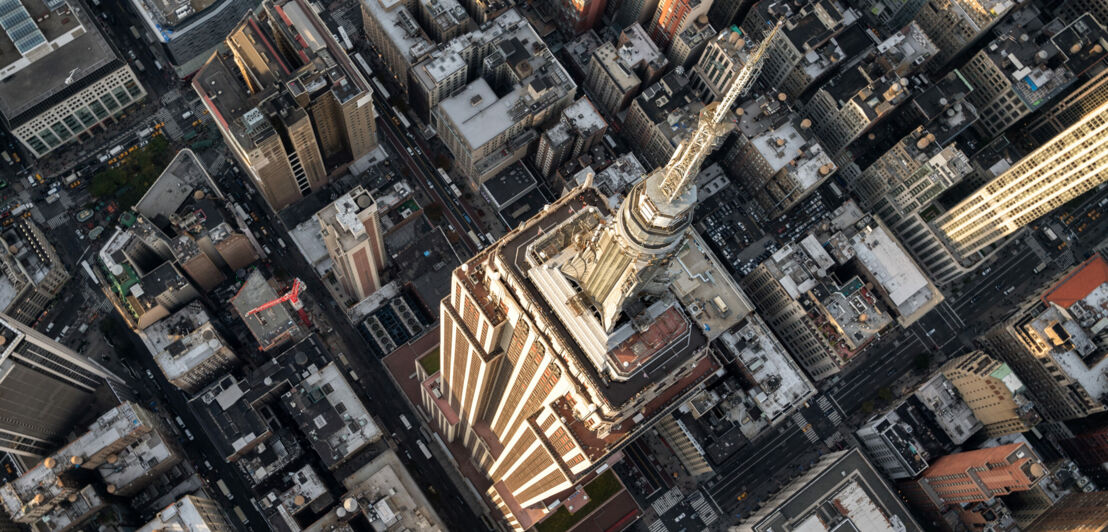 Das Empire State Building von oben