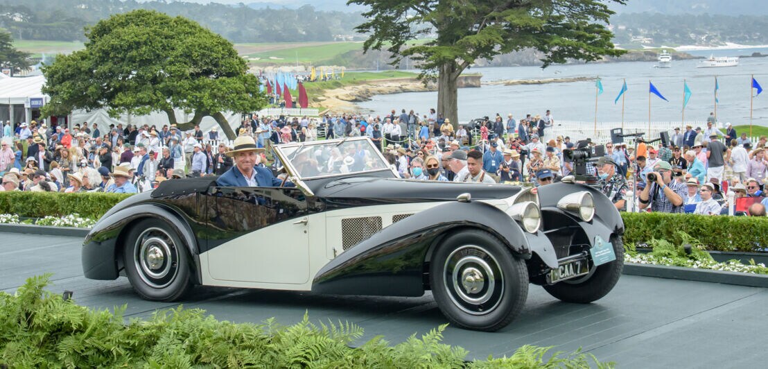 Bugatti Typ 57 auf Pebble Beach Concours d'Elegance.