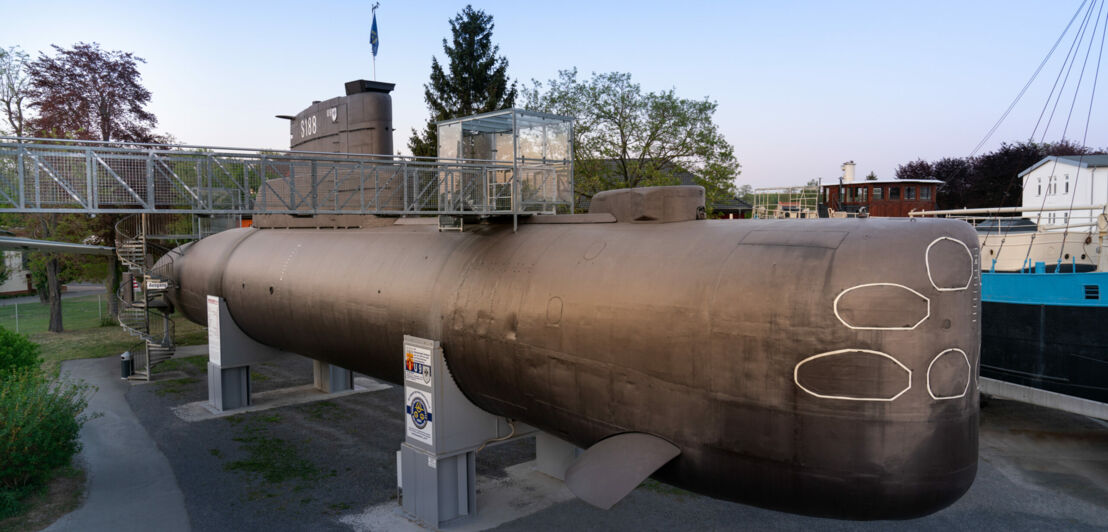 Begehbares U-Boot U9 der Bundesmarine im Technik Museum Speyer.
