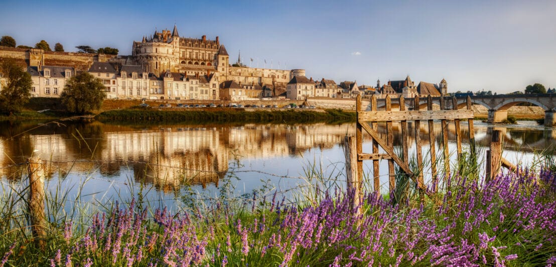 Die Loire vor dem Schloss Amboise