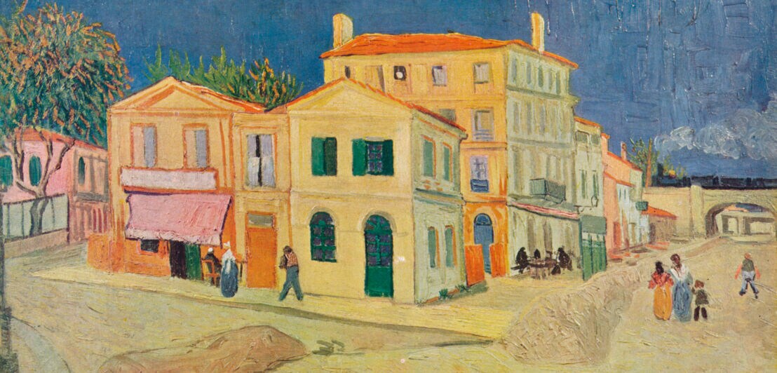 Van Goghs Gemälde „Das gelbe Haus“