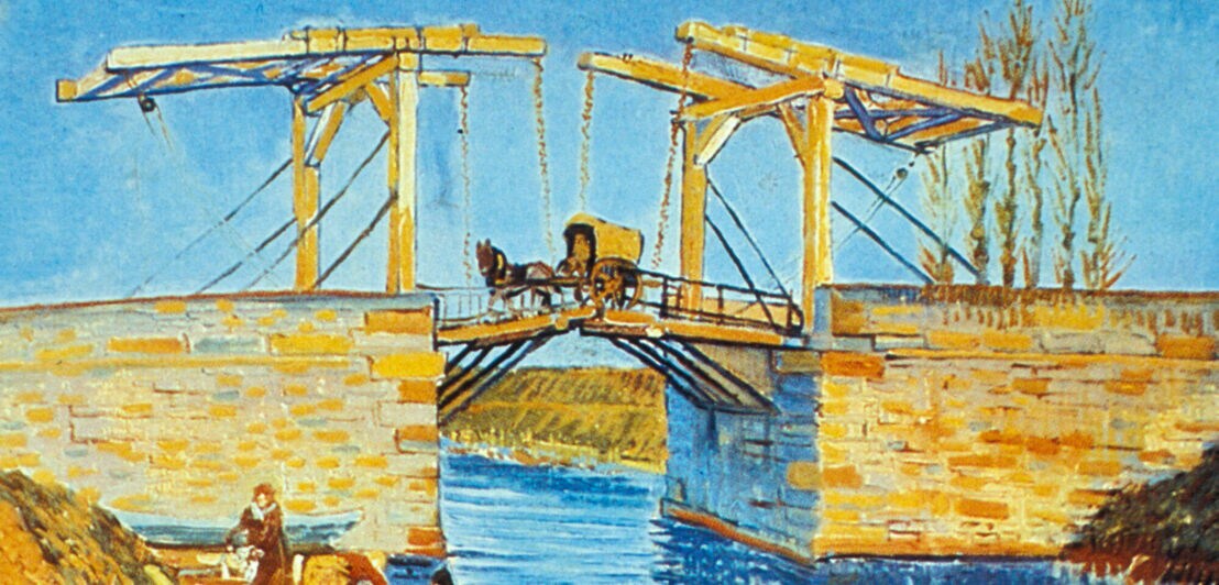 Van Goghs Gemälde „Die Brücke von Langlois in Arles mit Wäscherinnen“