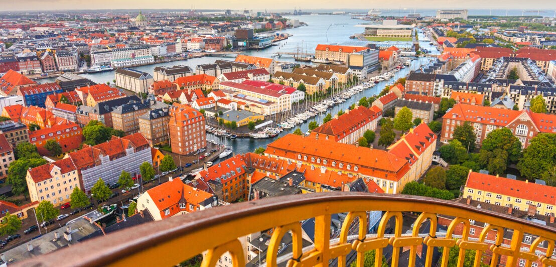 Blick auf Kopenhagen von oben.