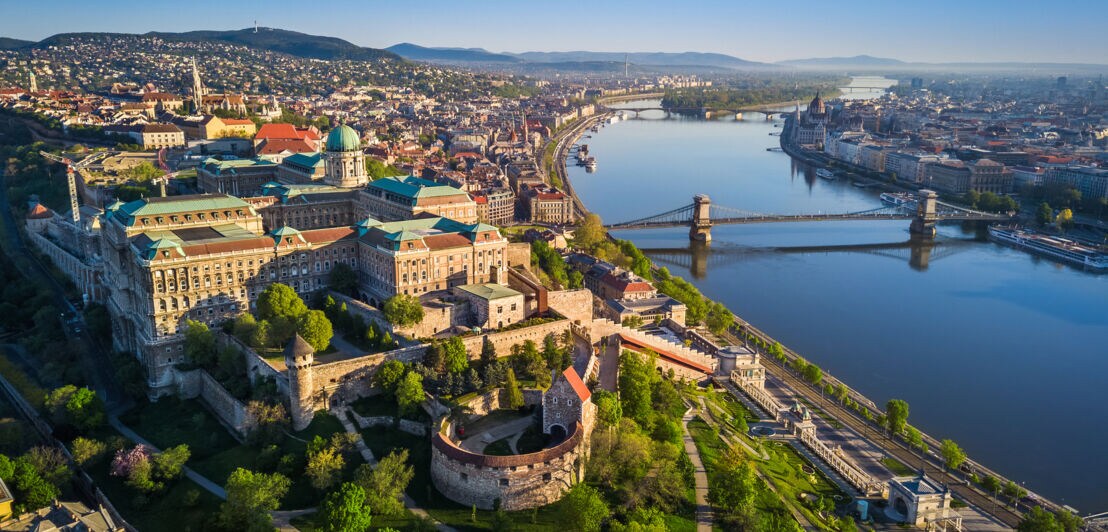 Luftaufnahme von Budapest