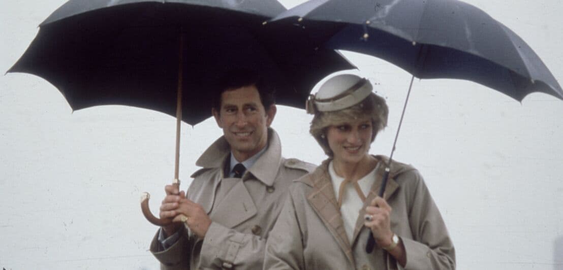 15th June 1983: Charles, Prince of Wales, and Diana, Princess of Wales, (1961 - 1997) on holiday in Nova Scotia. (Photo by Central Press/Getty Images)