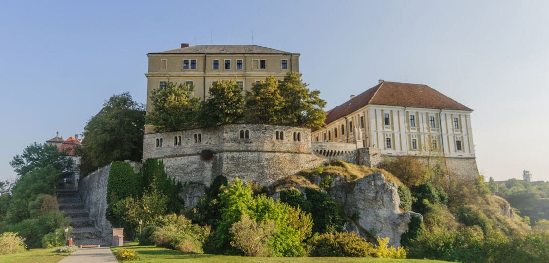 Blick auf die Burg Veszprém in Ungarn