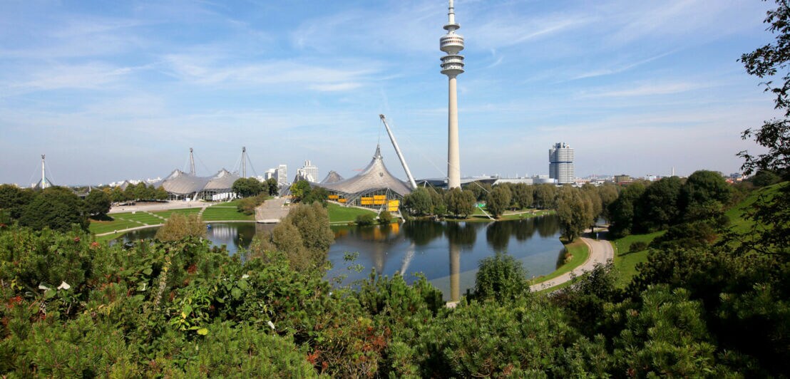 Blick auf den Olympiapark München