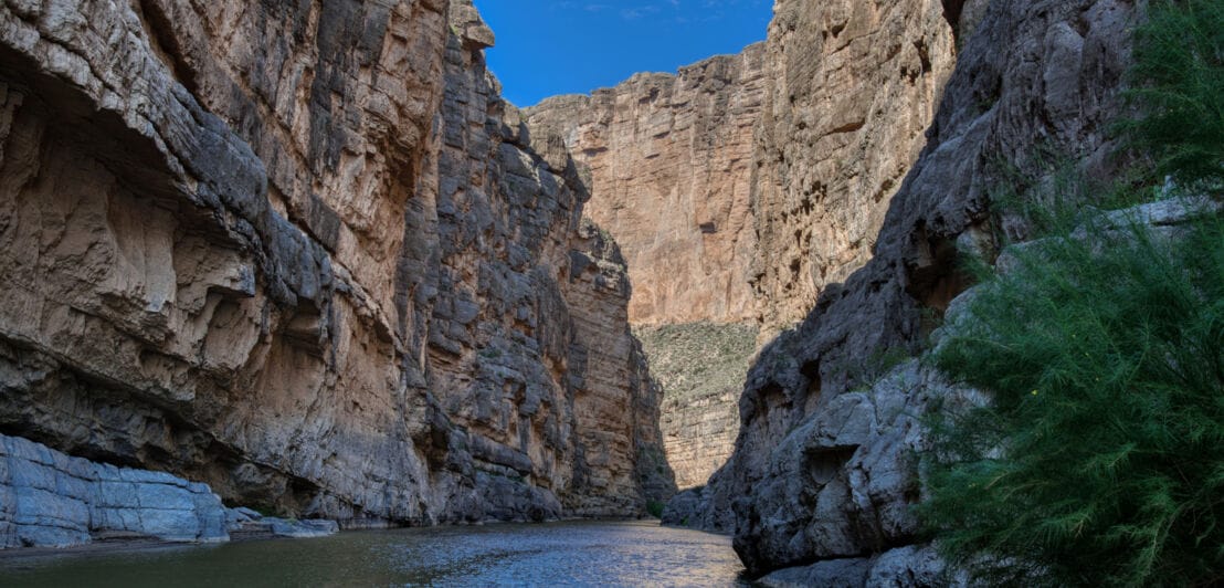 Canyon in Texas, durch den der Rio Grande fließt.