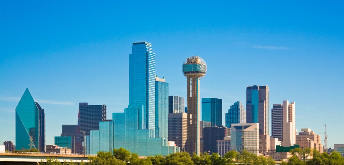 Skyline von Dallas.