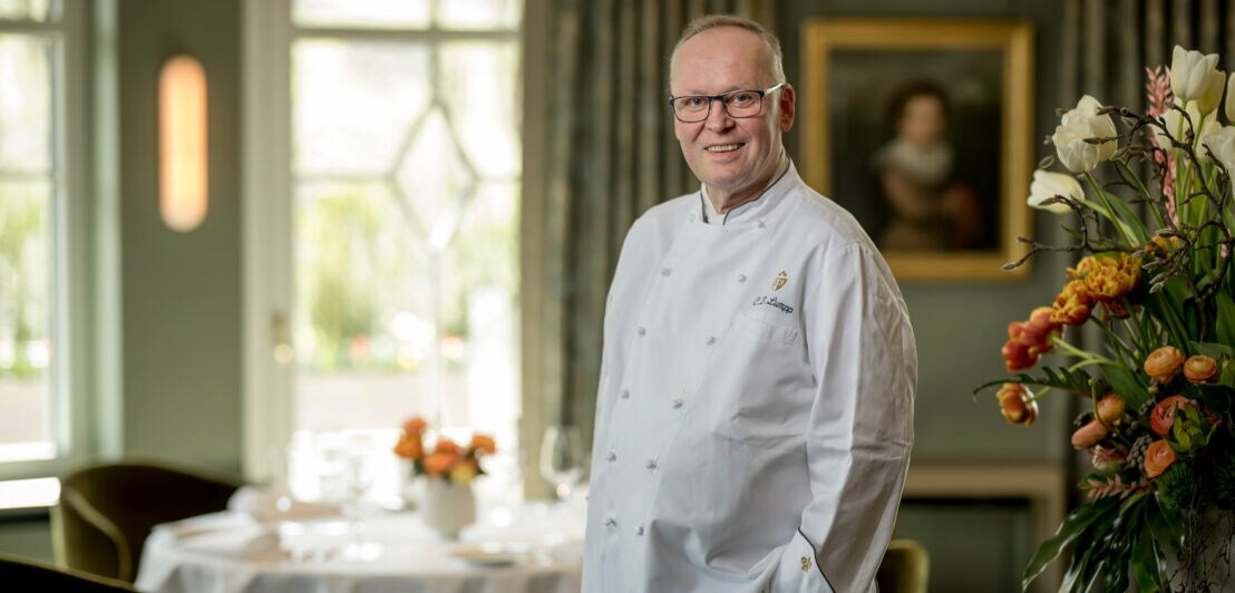 Porträt des Sternekochs Claus-Peter Lumpp im Restaurant Bareiss.