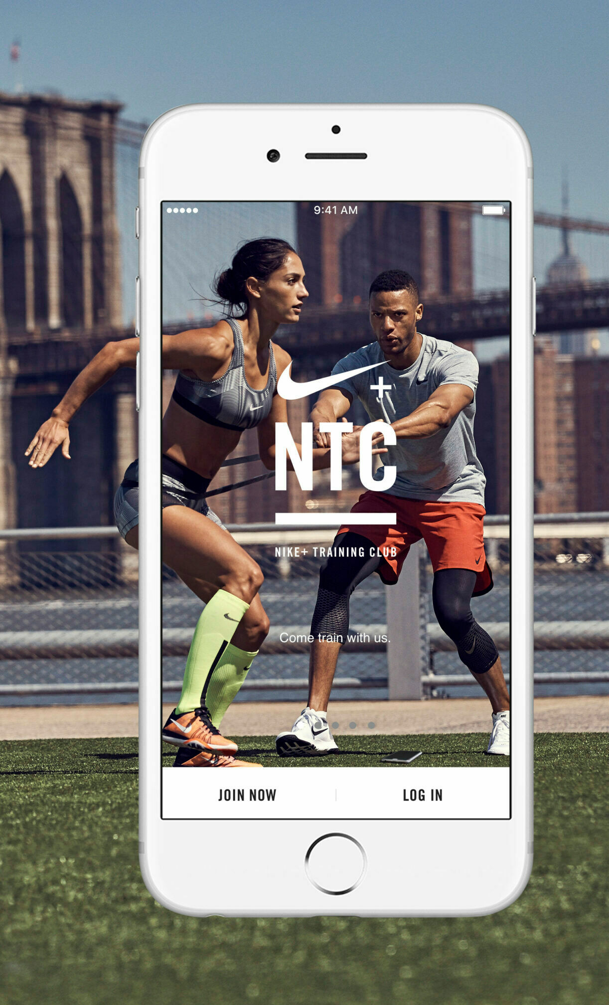Vorschau der App Nike Training Club auf einem Smartphone