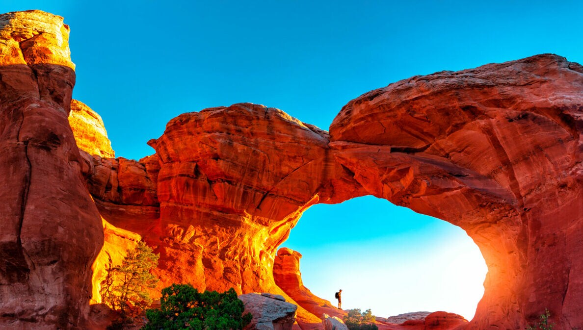 ArchesNationalpark Wandern zwischen Torbögen AMEXcited