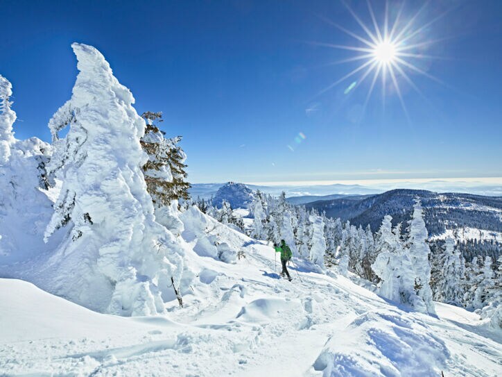 Ein Wanderer im Allgäu