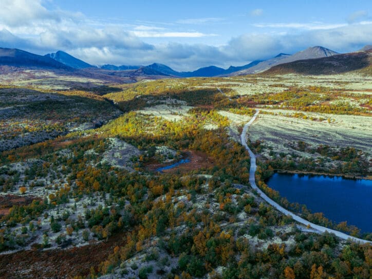 Blick auf den Nationalpark Rondane