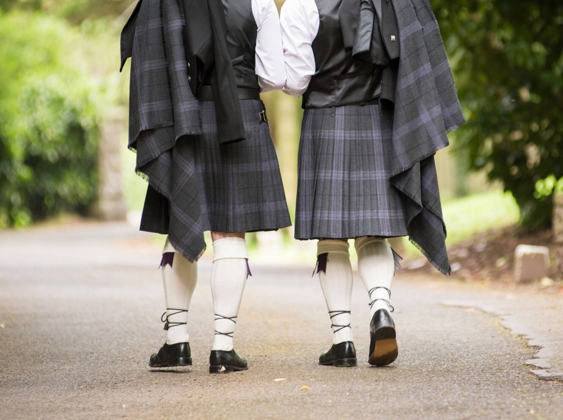Schottenrock Für Herren - Rot-Schwarz Kilt In Größen S-3XL | Traditioneller Schottenrock