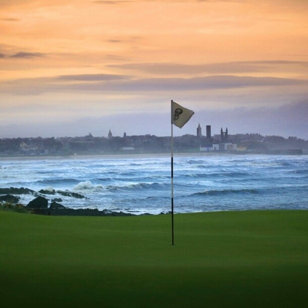 Castle Course von St Andrews Links mit Nordseeblick