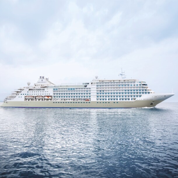 Kreuzfahrtschiff auf dem Meer