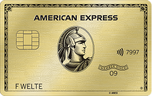 Die Gold Card aus Metall