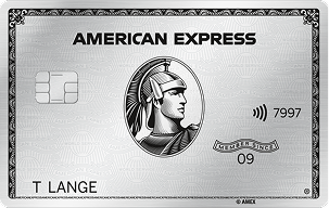 Die Platinum Card aus Metall