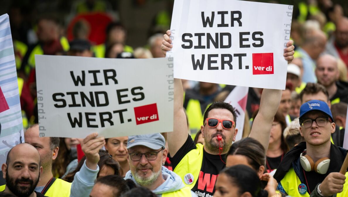 Verdi-Warnstreik in Berlin