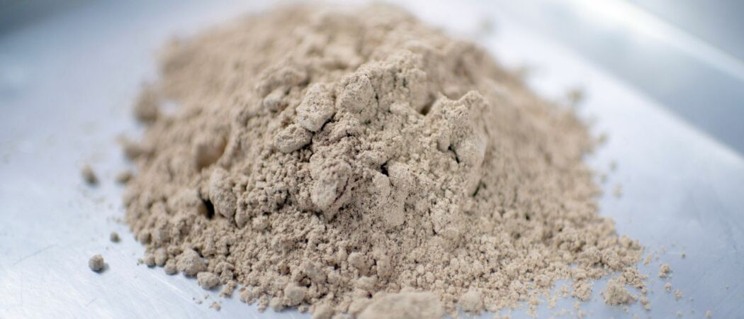 Mehl aus getrockneten Hausgrillen wird für das Verpacken vorbereitet. (zu dpa: «Insekten in Lebensmitteln: Nische oder Trend?»)