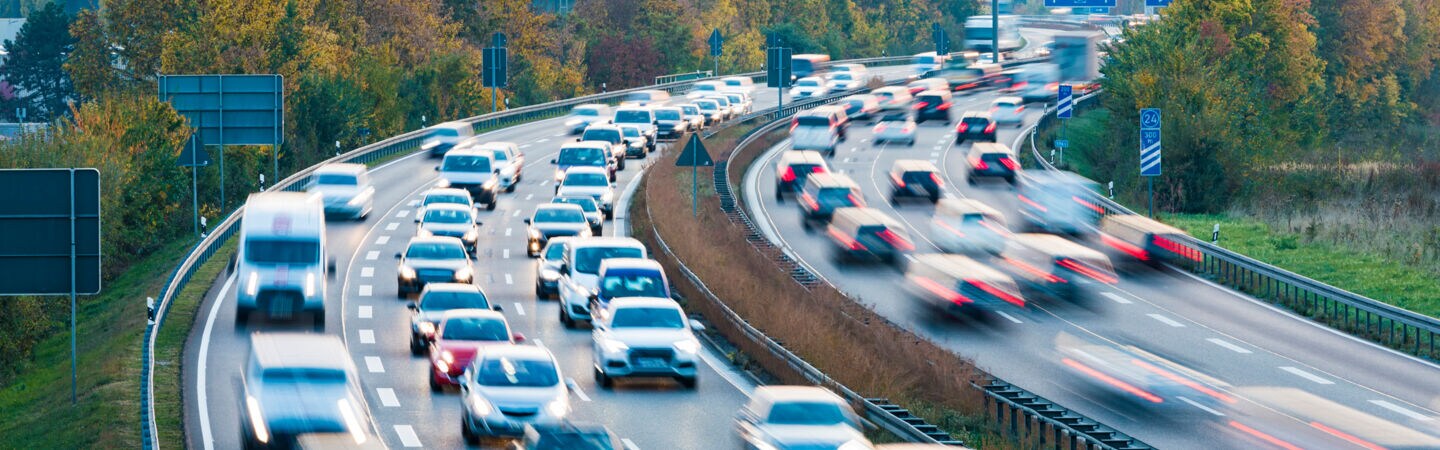 Befahrene Autobahn A81