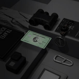 AMEX KV green card abgedunkelt verlauf