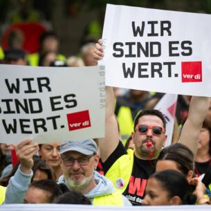 Verdi-Warnstreik in Berlin