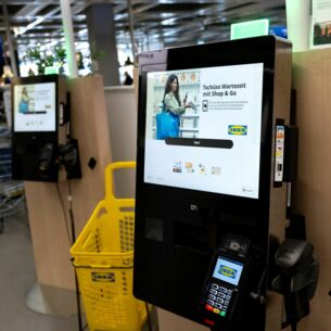 Bild: Selbstbedienungskasse