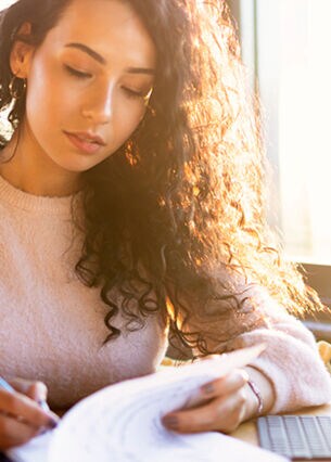Couple customers holding mobile phone using smartphone apps, close up