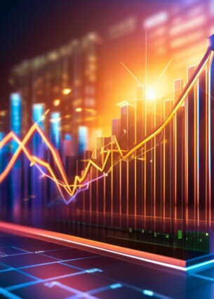 Bild: Grafik eines Kapitalmarktes