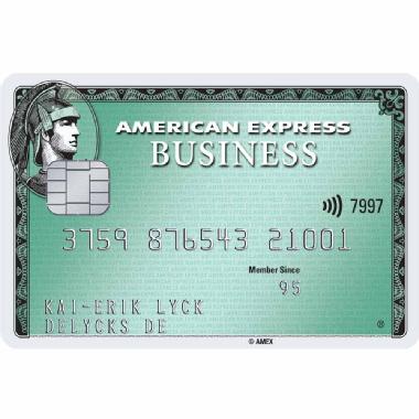 Kartengebühr Business Card – nachträglich mit Punkten bezahlen